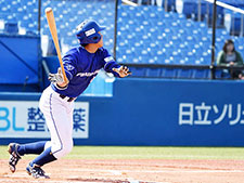 画像：阪口選手の本塁打