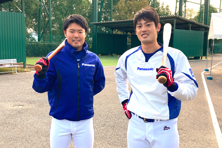 画像：上田選手と那賀選手