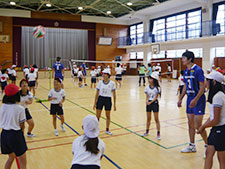 大阪府トップアスリート小学校ふれあい事業（守口市立佐太小学校） | 活動レポート | パンサーズ | パナソニック スポーツ | Panasonic