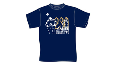イラスト：深津選手230試合出場記念Tシャツ
