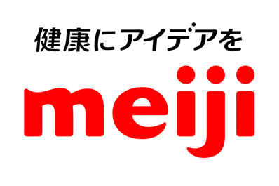 ロゴ：健康にアイデアを meiji