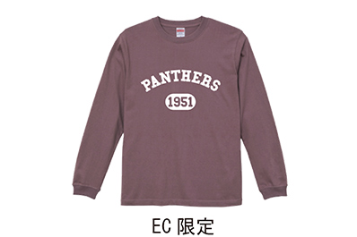 2023-24パンサーズロングTシャツ：レッド（EC限定カラー）