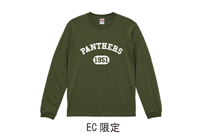 2023-24パンサーズロングTシャツ：グリーン（EC限定カラー）