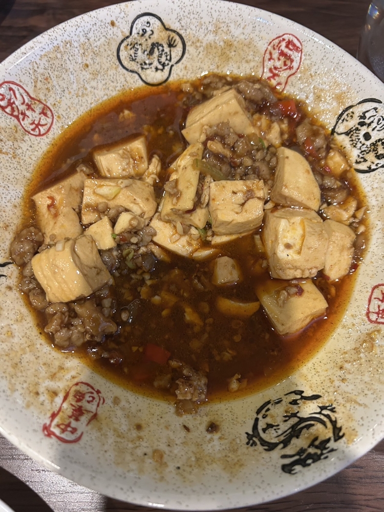 画像：美味しすぎて急いで記録した麻婆豆腐