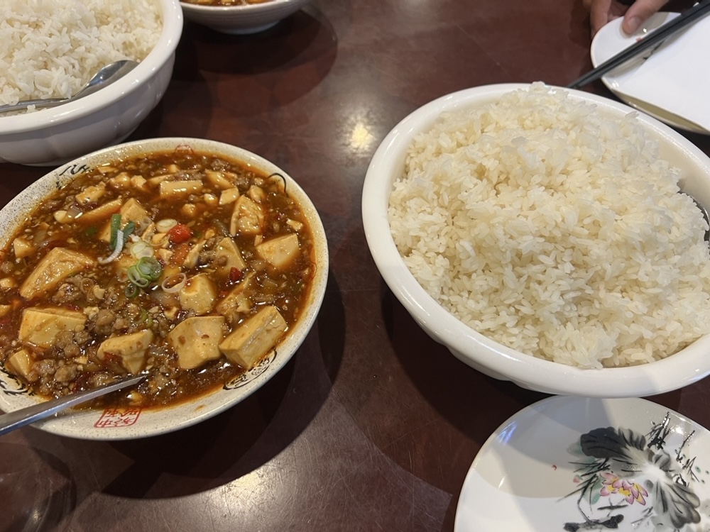 画像：翔大さんに紹介してもらった麻婆豆腐