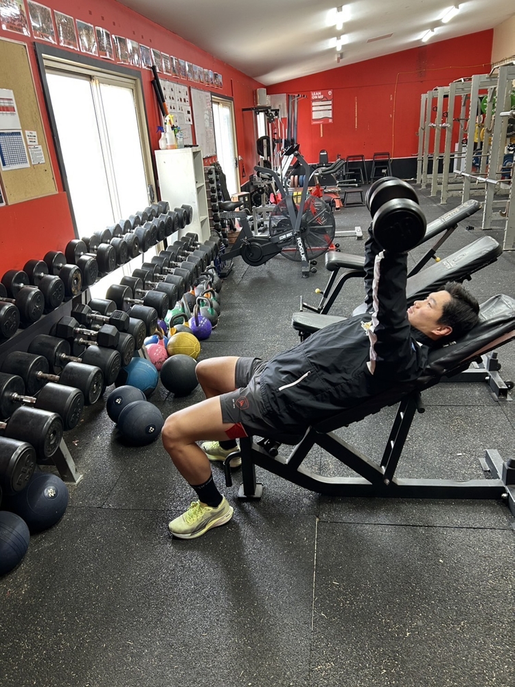 レベルアップを目指してトレーニング