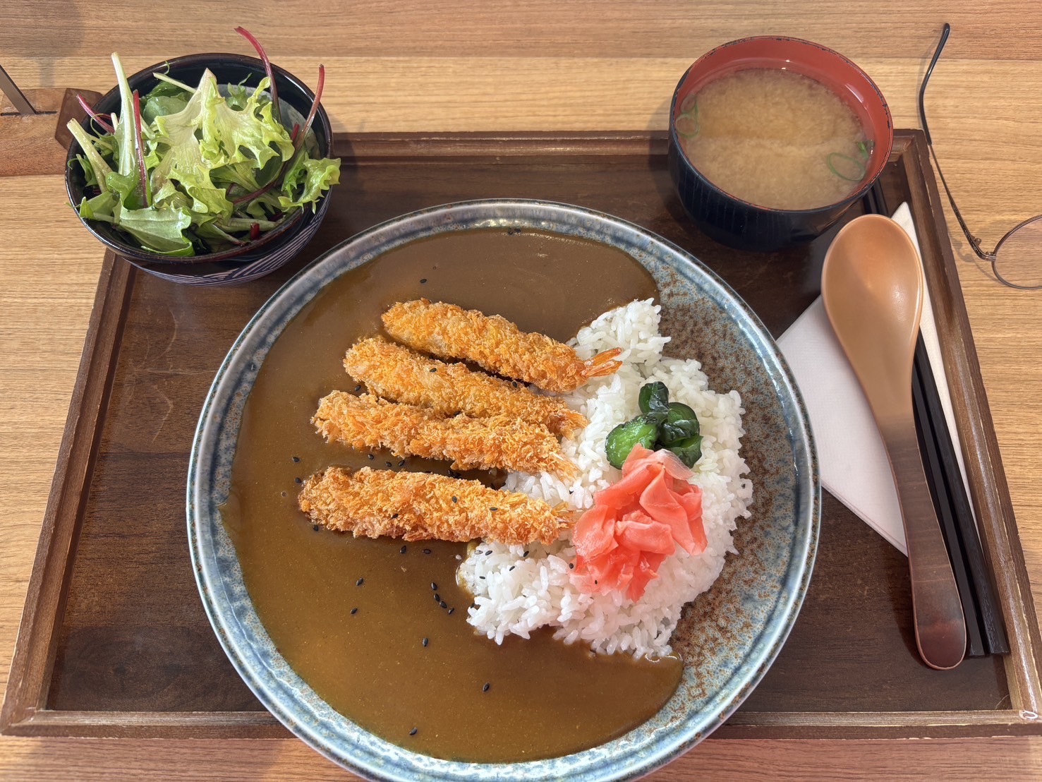 TOKYO CENTERのエビフライカレー