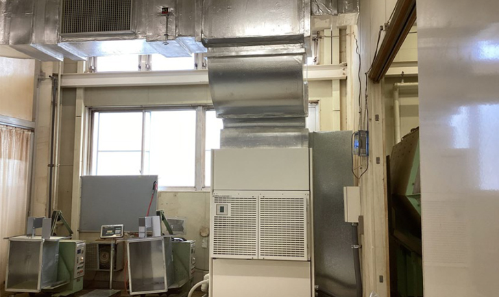 製茶工場 空調リニューアル
